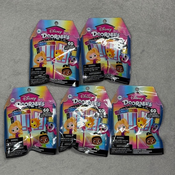 Disney Other - Lot Of 5 New & Sealed Doorables Series 11 Technicolor Blind Bags